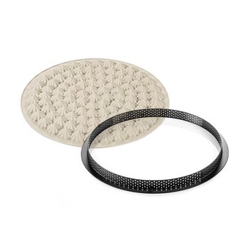 Obrázek 1 produktu SIL KIT TARTE RING FORMA SILIKON A RÁFEK - MERINGUÉ Ø230mm v.20mm 1ks