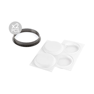 Obrázek 1 produktu SIL KIT TARTE RING FORMA SILIKON A RÁFKY - KULATÉ Ø100mm v.20mm 4ks