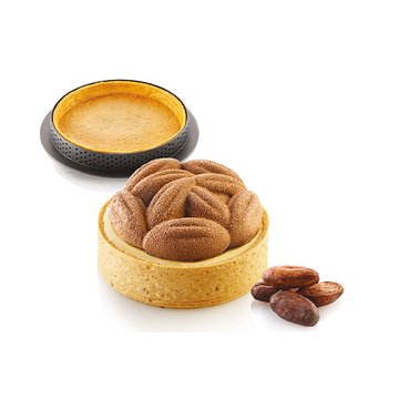 Obrázek 2 produktu SIL KIT TARTE RING FORMA SILIKON A RÁFKY - COCOA Ø70mm v.20mm 8ks