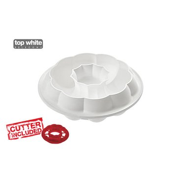 Obrázek 1 produktu SIL FORMA SILIKON bílá - KIT MAGIA DEL TEMPO 1000 Ø160mm v.60mm 1000ml 1ks