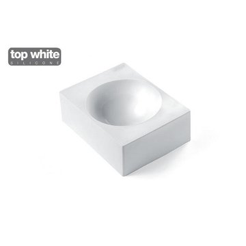 Obrázek 1 produktu SIL FORMA SILIKON bílá - DORTOVÁ POLOKOULE pr.135mm v.67mm 654ml 1ks