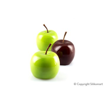 Obrázek 2 produktu SIL FORMA SILIKON bílá - MELA CILIEGIA PESCA 115 (jablko, třešeň, broskev) Ø60mm v.55mm 115ml