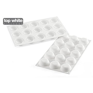 Obrázek 1 produktu SIL FORMA SILIKON bílá - GLOBE 26  Ø45mm v.20mm 26ml