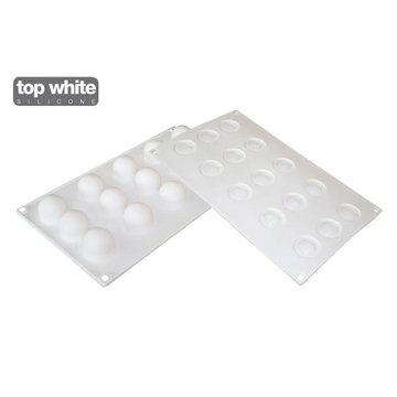 Obrázek 2 produktu SIL FORMA SILIKON bílá - TRUFFLES 20 (koule) Ø32mm v.28mm 20ml