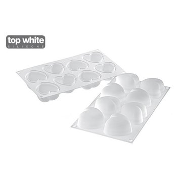 Obrázek 1 produktu SIL FORMA SILIKON bílá - AMORINI 100 (srdce) 63x65mm v.39mm 100ml