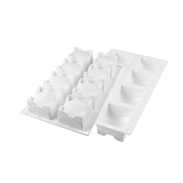 Obrázek 1 produktu SIL FORMA SILIKON bílá - SQUARE SPHERE 110 60x60mm v.39mm 110ml