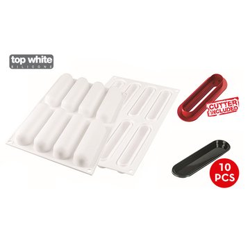 Obrázek 1 produktu SIL FORMA SILIKON bílá - FINGERS 75 (eclair) 130x27mm v.27mm 75ml