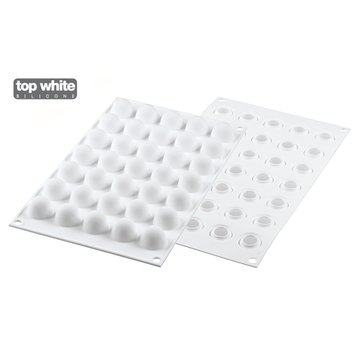 Obrázek 1 produktu SIL FORMA SILIKON bílá - TRUFFLES 5 (koule) Ø22mm v.19,5mm 5ml