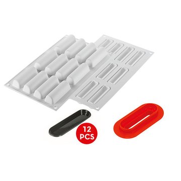 Obrázek 1 produktu SIL FORMA SILIKON bílá - CYLINDRE 30 (eclair) 78x21mm v.21mm 30ml