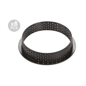 Obrázek 1 produktu SIL TARTE RING RÁFKY perforované - KULATÉ Ø70mm v.20mm 8ks