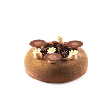 Obrázek 1 produktu SIL FORMA SILIKON terakota - SAVARIN KOLEČKO Ø62mm v.23mm 62ml 6ks