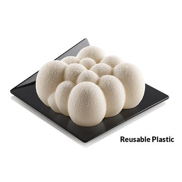 Obrázek 1 produktu SIL PODNOS pod dezert ČTVERCOVÝ ČERNÝ 83x83mm 100ks