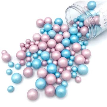 Obrázek 1 produktu HS Dekorace čokoládové GIRL OR BOY (kuličky růžové a modré) 160g