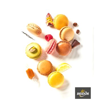 Obrázek 1 produktu BRIDOR Mražené MAKRONKY 8 druhů 48ks/bal.
