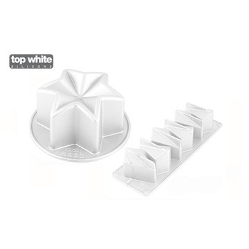 Obrázek 1 produktu SIL FORMA SILIKON bílá - KIT ETOILE 720 (hvězda) 75x48mm v.55mm 720ml