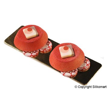 Obrázek 1 produktu SIL FORMA SILIKON terakota - TARTALETKA Ø45mm v.10mm 20ml 15ks