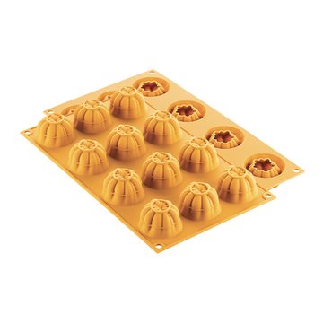 Obrázek 1 produktu SIL FORMA SILIKON žlutá - POMODORO 24 (rajče) pr.43mm v.28mm 24ml 12ks