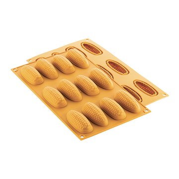 Obrázek 2 produktu SIL FORMA SILIKON žlutá - PANNOCCHIA (kukuřice) 68x26mm v.21mm 12ks