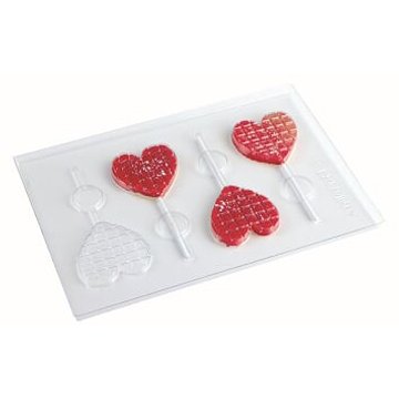 Obrázek 1 produktu MA FORMA NA LÍZÁTKA - SRDCE plast na 8 ks