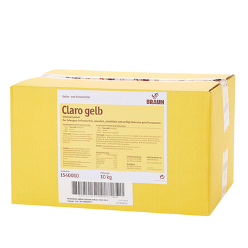 Obrázek 1 produktu BRAUN Claro želatina v prášku žlutá meruňková 10kg