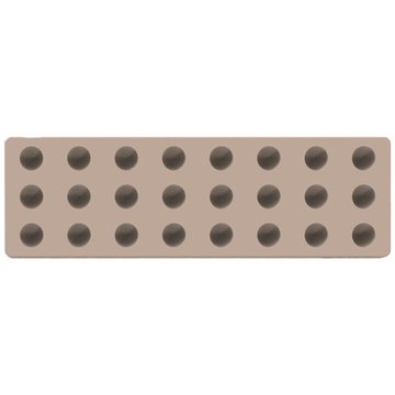 Obrázek 2 produktu SIL KIT NA PRALINKY - KIT DOME (forma a vklad) pr.15mm v.23mm 8ml 24ks