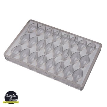 Obrázek 1 produktu CW FORMA NA PRALINKY - KAKAOVÝ BOB 4,7x2,6cm v.1,4cm 9g 24ks