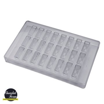 Obrázek 1 produktu CW FORMA NA PRALINKY - OBDÉLNÍK 4x1,4cm v.1,5cm 10,5g 24ks