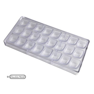 Obrázek 1 produktu CW FORMA NA PRALINKY - ARC 3x2,7cm v.1,9cm 13g 24ks