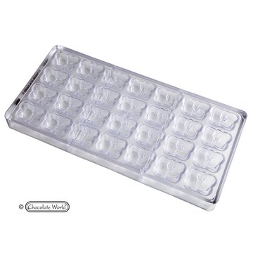 Obrázek 1 produktu CW FORMA NA PRALINKY - MOTÝLEK 3,2x2,4cm v.1,4cm 9g 28ks