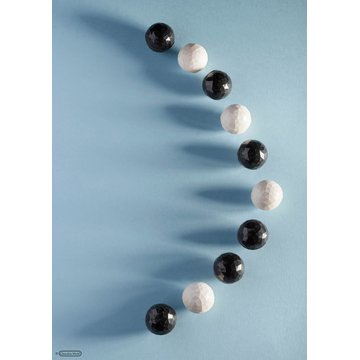 Obrázek 2 produktu CW FORMA NA PRALINKY - POLOKOULE FACET pr.2,5cm v.1,25cm 5g 24ks