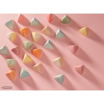 Obrázek 1 produktu CW FORMA NA PRALINKY - PYRAMIDA 3,1x3,1cm v.2,6cm 9,5g 21ks