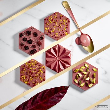 Obrázek 1 produktu CW FORMA NA PRALINKY - RUBY 10,3x8,9cm v.1,35cm 56g 2ks