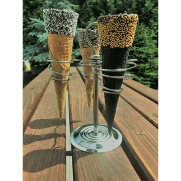 Obrázek 1 produktu TG STOJAN NA KORNOUTY - NEREZ SPIRÁLA 4 otvory