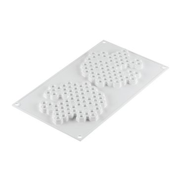 Obrázek 2 produktu SIL FORMA SILIKON bílá - MIEL 80 (medová plástev)  pr.140mm 80ml 2ks