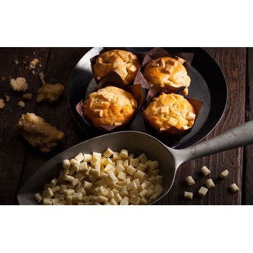 Obrázek 1 produktu C ČOKOLÁDOVÉ CHUNKS BÍLÉ 8x8x6mm 10 kg