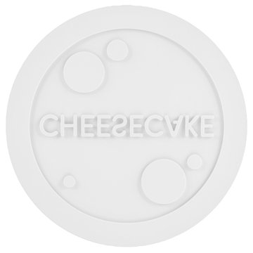 Obrázek 1 produktu SIL ŠABLONA SILIKON - CHEESECAKE DECOR pr.180mm, v. 2,5mm 1ks