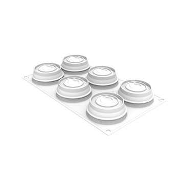 Obrázek 1 produktu SIL FORMA SILIKON bílá - OCEAN 100 Ø70mm v.30mm 100ml