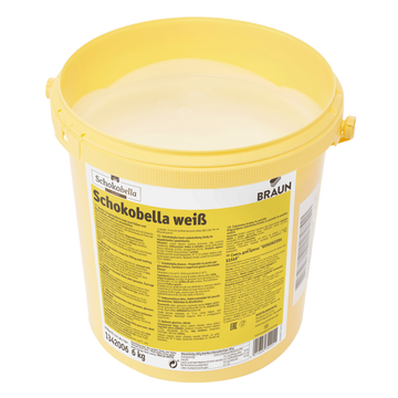 Obrázek 1 produktu BRAUN SCHOKOBELLA BÍLÁ náplň a poleva 6kg