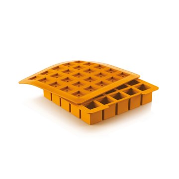Obrázek 1 produktu SIL FORMA oranžová SILIKON - ICE 26 (kostka ledu) 30x30x30mm 25x26ml