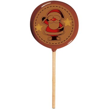 Obrázek 2 produktu PCB BLISTR NA LÍZÁTKA POTISK VÁNOČNÍ SANTA A SNĚHULÁK + tyčky 45ks