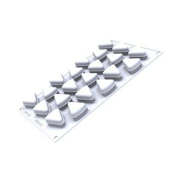 Obrázek 2 produktu SIL FORMA SILIKON bílá - SLICE XS (kus dortu) 14 3,8,2x3,1cm v.2cm 14ml