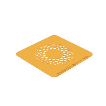 Obrázek 1 produktu SIL ŠABLONA SILIKON - STENCIL GALASSIA (tečky) pr.108mm, v.1mm 2ks, 2,7ml