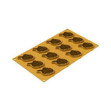 Obrázek 2 produktu SIL FORMA SILIKON žlutá - CARCIOFO 28 (artyčok) 62x41mm v.28mm 12ks