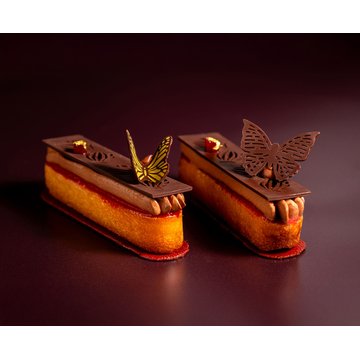 Obrázek 2 produktu DOBLA DEKOR MOTÝL KRAJKA tmavý 96ks