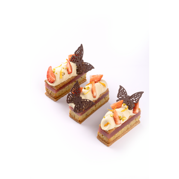 Obrázek 1 produktu DOBLA DEKOR MOTÝL KRAJKA tmavý 96ks