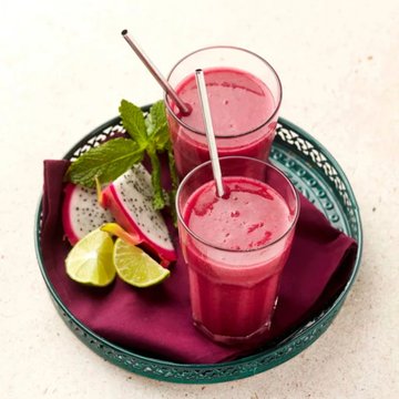 Obrázek 1 produktu CROP´S SMOOTHIE DAZZLING DRAGON (růžové dračí ovoce, mango, banán, jablko, divoké borůvky) 15x150g