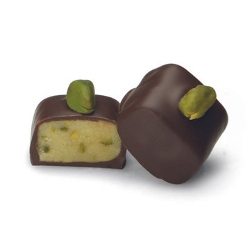 Obrázek 1 produktu MC PRALINKY PISTRA - hořká čokoláda a marcipán s pistáciemi 2 kg SE SLEVOU 50% min.trv. 7/2024