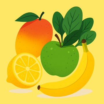 Obrázek 3 produktu ALMECO FRUTTA SUPER ZELINKA (jablko, mango, citron, banán, špenát) 6x2 kg