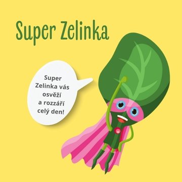 Obrázek 1 produktu ALMECO FRUTTA SUPER ZELINKA (jablko, mango, citron, banán, špenát) 6x2 kg