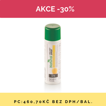 Obrázek 1 produktu SIL SPREJ PŘÍRODNÍ VELVET žlutý 250ml